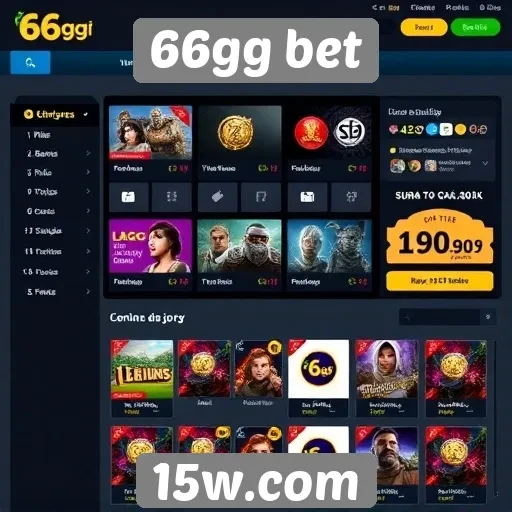 Interface do usuário no 66gg bet é intuitiva